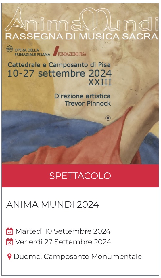 ANIMA MUNDI Pisa 2024